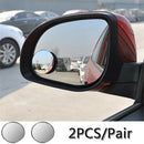 Car Mirror Blind Spot Mirror Wide Angle Round Convex 360 Degree For Parking 2pcs