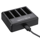 4 Channel Battery Charger with USB Type C Cable for GoPro Hero 8 7 6 5 A