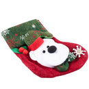 Christmas socks Christmas socks tree pendant Christmas decorations red Bear