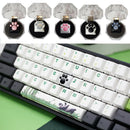 Cat Claw ESC Keycap PBT + silicone Keycap for Mechanical Keyboard-Black&Pin W2K2