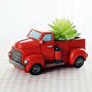 Retro Truck Cars Small Potted Plant Desktop Truck Cars Ceramics Flower Pots V3W7