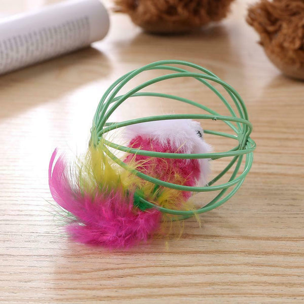 Pet Cat Lovely Kitten Gift Funny Play Toys Mouse Ball Brand New #gib