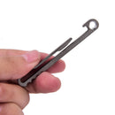 Titanium Alloy EDC Key Ring Quick Draw Keychain Bottle Opener + Octagon Ring ly