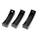 3 Pcs Open Frame 3.7V 18650 Battery Holder Cell Box Batteries Case Black N6D2