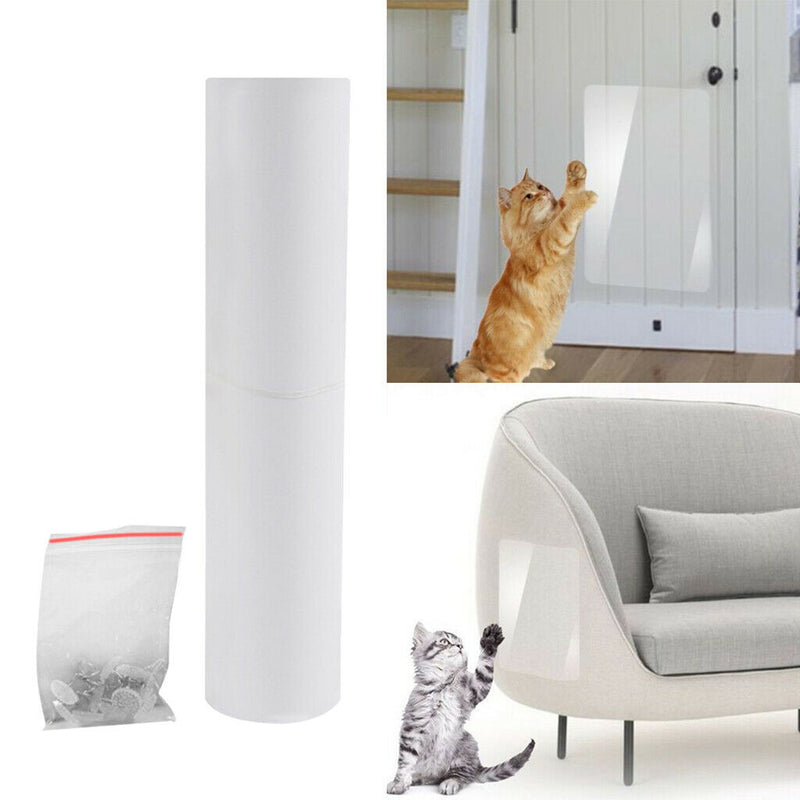 Anti Scratching Self-Adhesive Deterrent Tape for Furniture 15x48cm 2Pcs