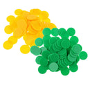 200 Pieces Casino Game Plastic Chips Bingo Markers Tokens for Party Bar Board