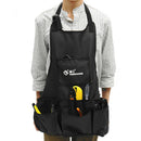 Oxford Apron 13 Pocket Woodworker Carpenters Gardening Tool Work Pouch Black