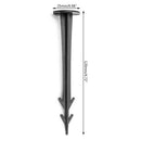 100Pcs Plastic Garden Cover Cloth Securing Stakes Spikes Lawn Pins Pegs Sod