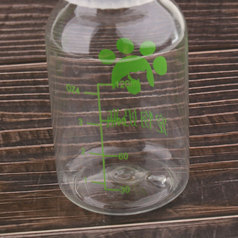 1Set Feeding Nursing Bottle + Nipple + Brush Kit for Pet Dog Puppy Cat Kitten