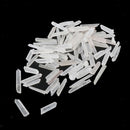 Natural White Crystal Single Crystal Slender Hexagonal Raw Stone Specimen