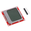 1Pc New 5110 LCD Module Red Backlight Adapter PCB For Nokia 5110  ty