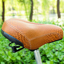 Seat Cushion Mountain Bike Shock Absorption Bicycle Saddle Leopard Print Soft