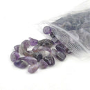 50g Natural Tiny Amethyst Point Quartz Crystal Stone Rock Chips Lucky Healing TR