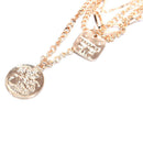 Fashion Women Multilayer Portrait Coin Pendant Choker Necklace Jewelry Gif&+