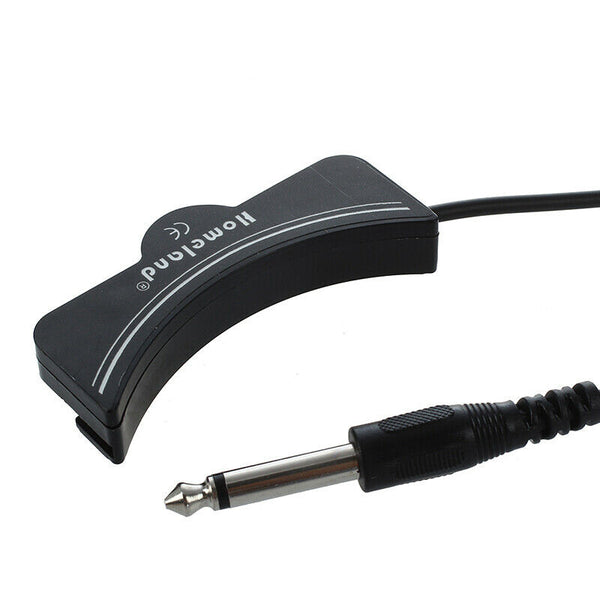 Classical Acoustic Guitar Amplifier Soundhole Pickup 6.3mm Jack 5M Cable Bl