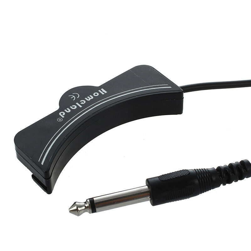 Classical Acoustic Guitar Amplifier Soundhole Pickup 6.3mm Jack 5M Cable Bl
