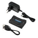 1080P HDMI to SCART Video Audio Converter with DC Cable for HD TV (EU) A