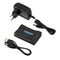 1080P HDMI to SCART Video Audio Converter with DC Cable for HD TV (EU) A#S