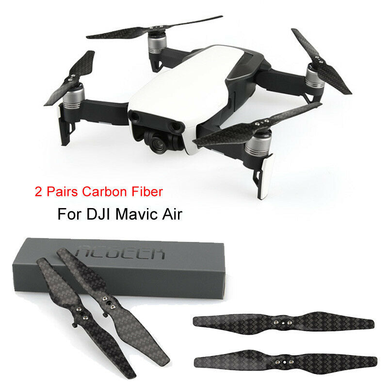 Carbon Fiber Propellers Quick-release CW & CCW 2 Pairs for DJI Mavic Air Drone