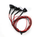 RC Car 4 Round LED Light Cover for 1:10 RC Crawler for Traxxas TRX-4 Axial  G1E9