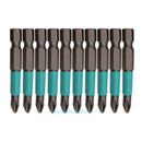 10pcs 50mm Anti-Slip Hex Shank PH2 Cross Head Screwdriver Bits Hand Tools Set