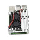for Raspberry Pi 4 4B Aluminum Case Enclosure CNC Cover with Heatsink Cooli D3G5
