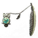 Luminous Night Owl Bookmark Label Read Maker Feather Book Mark Stationery G  JR