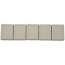 Waterproof Electrical Plastic Junction Box - 46 x 36 x 18mm - 5 Pcs T5H5