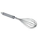 Stainless Steel Whisk 29.5cm Egg Beater For Cooking Rounded Handle DURABLE