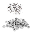 200 Empty Aluminium Tea Light Case Containers & Candle Wick DIY Candle Craft