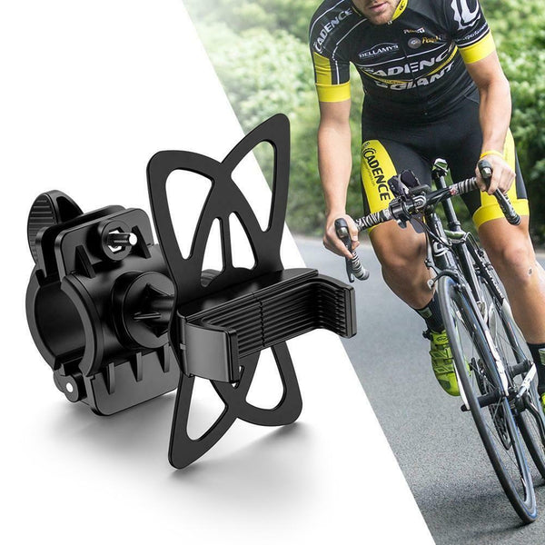 Rack Smartphone Bicycle Bracket Strap Bike Phone Holder MTB Motorcycle Stand