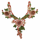 Embroidery cloth lace cloth machine embroidery diy flower clothes patch water F4