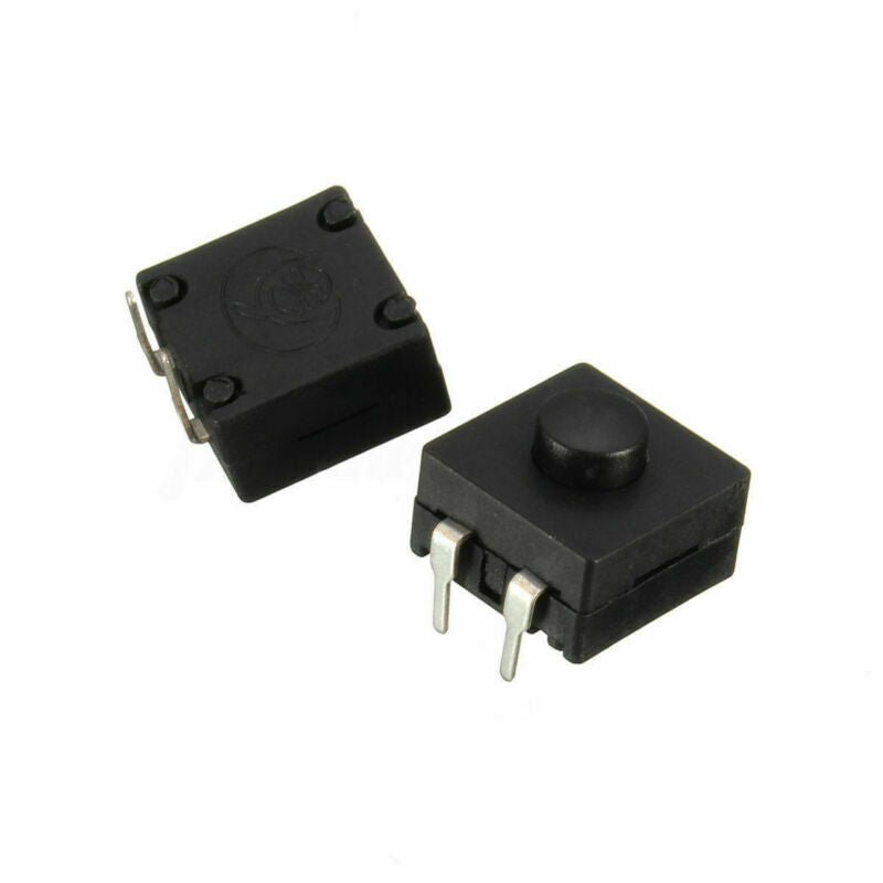 10PCS DIP PCB Mini Latching Tactile Tact Push Button Switch 12x12x9mm