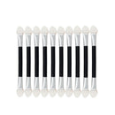 12Pcs Double-end Eye Shadow Eyeliner Brush Sponge Applicator Tool Makeup Hotsale