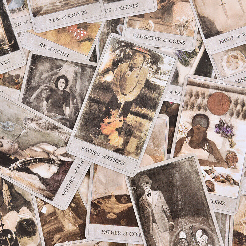 The Hoodoo Tarot: 78-Card Deck and Book for Rootworkers by Tayannah Lee McQu Hn
