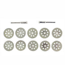 10PCS Diamond Cutting Wheel Saw Blades Cut Off Discs Set for Rotary Tool