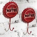 New Retro Creative Beer Cover Hook "RACING MOTOR" Character Personality Hoo