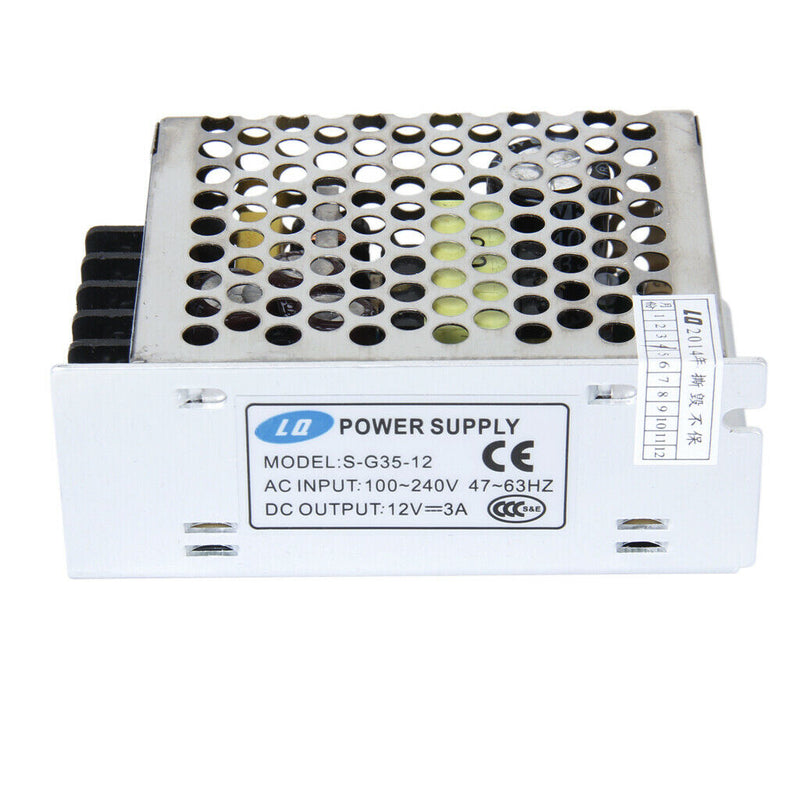 100-240V AC to 12V DC Switching Power Supply Adapter Converter S-G35-12
