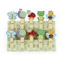 10 PCS Butterfly Bee Wood Clips Photo Paper Pegs Clothespin Craft Decor   JC@Z