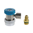 2Pcs Car Auto Freon R134A H/L Quick Coupler Adapters Air Conditioning Refri U4K3