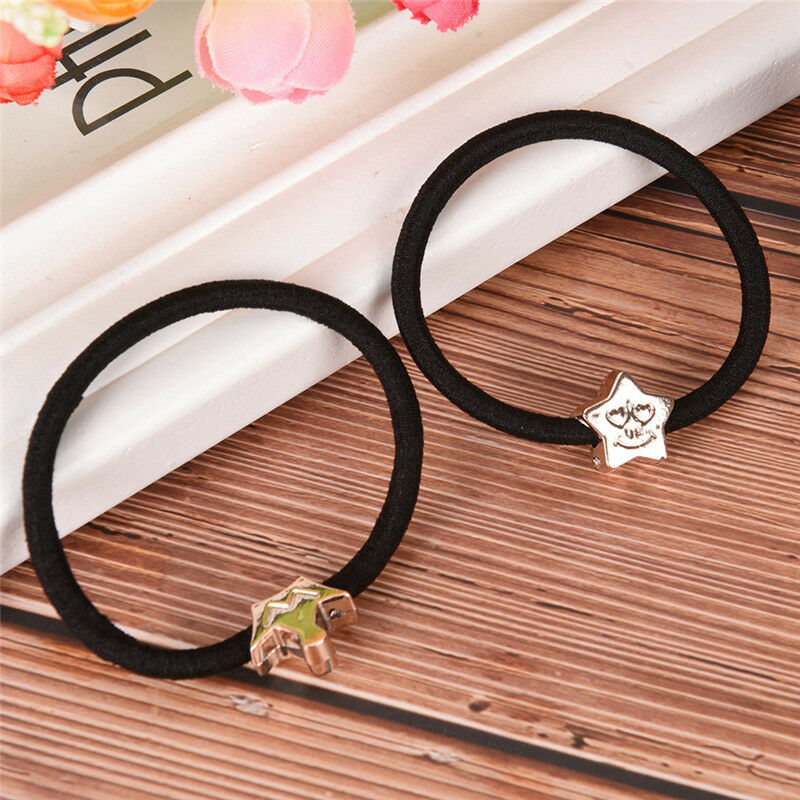 10Pcs Women Girls Hair Band Ties Ropes Ring Elastic Hairband Ponytail Holder Z