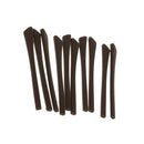 30x Silicone Gel Eyeglasses End Tips Ear Sock Tubes Replacement Brown
