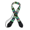 1 Piece Cotton Strap Belt for Ukulele Mini Guitar Green Stripe