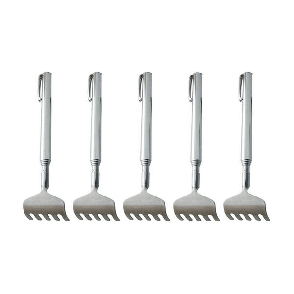 5x Extendable Portable Metal Back Scratcher Handy Pocket Telescopic Pen S ARX