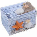 Mini Sea Wooden Pirate Treasure Jewellery Storage Chest Craft Box Case Orga