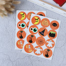 120pcs Halloween Sealing Stickers Pumpkin Ghost Witch Labels DIY Gift Stick T â„–[