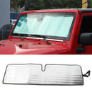 Car Styling Windshield Sunshade Reflector Heat Shield Aluminum Foil for Jeep