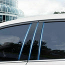 Door B C Pillar Mirror Plate Molding Trim Black New Fits For Hyundai Tucson