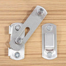 Stainless Steel Hasp Latch Lock Sliding Door Simple Convenience Window Cabi