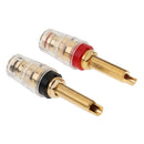 Premium 1 Pair 4mm Banana Plug Socket Connector Binding Post For Amp Speaker